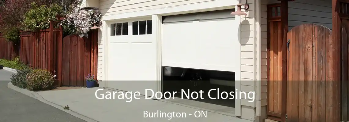 Garage Door Not Closing Burlington - ON